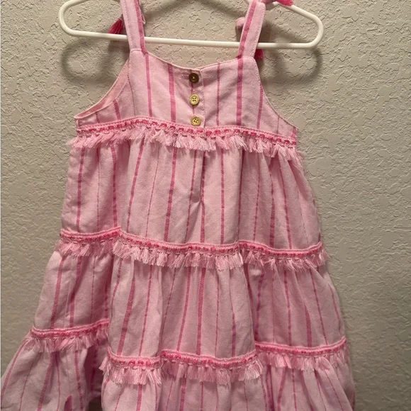 Juicy Couture Childs Pink Striped Dress Size 3T - Picture 3 of 7